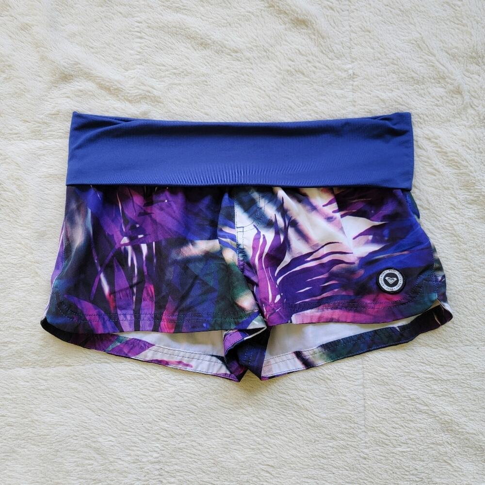 Roxy Purple and Blue Athletic Shorts
